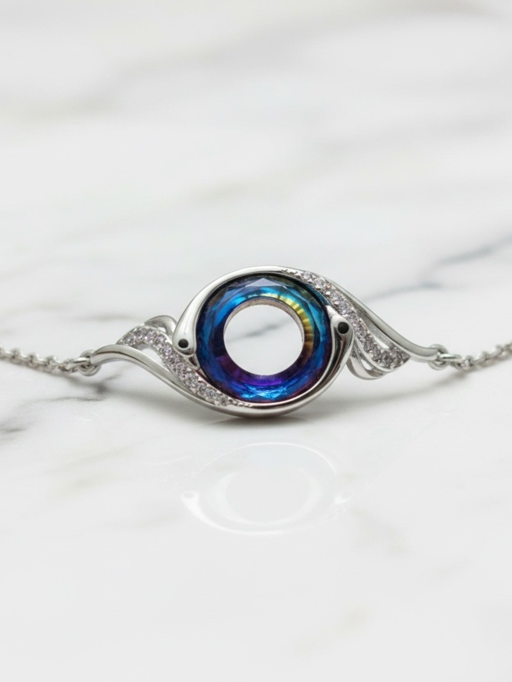 Aurora Orbit Crystal adjustable bracelet